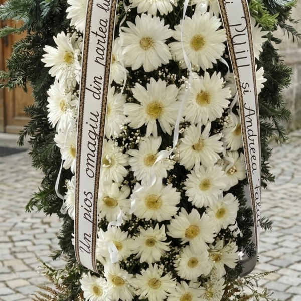 coroana pentru un ultim omagiu