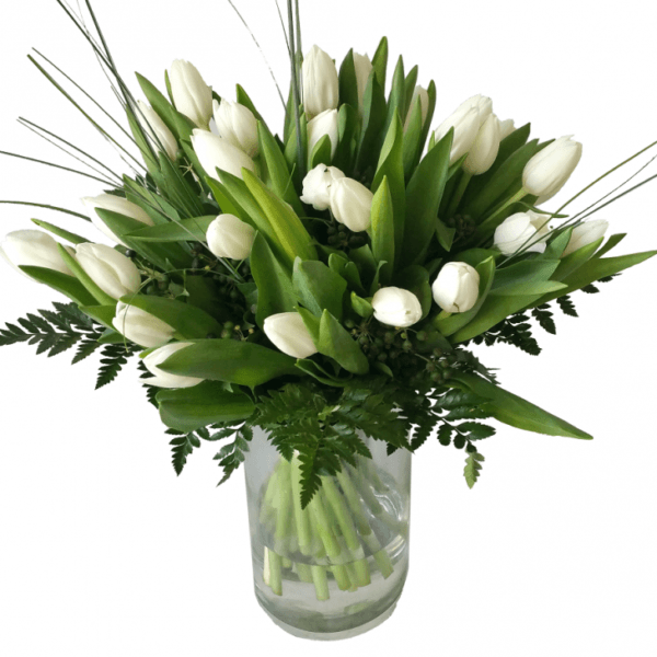 Manunchi de lalele albe