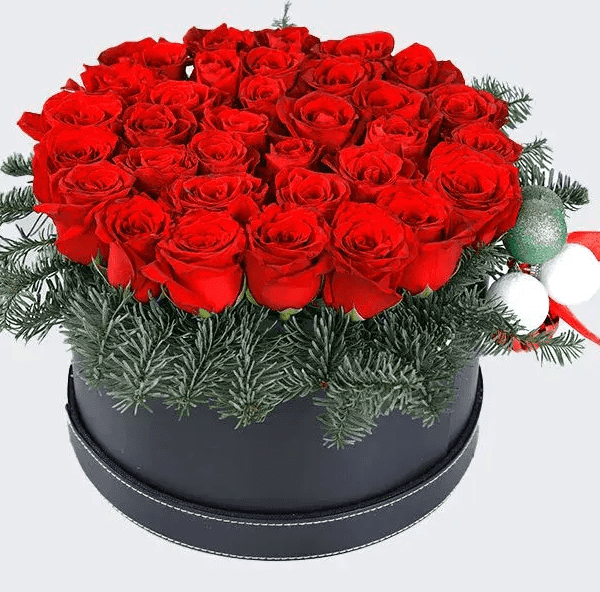 Urare florală de Crăciun